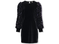 Kids ONLY black sequin velour party dress